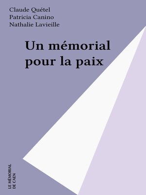 cover image of Un mémorial pour la paix